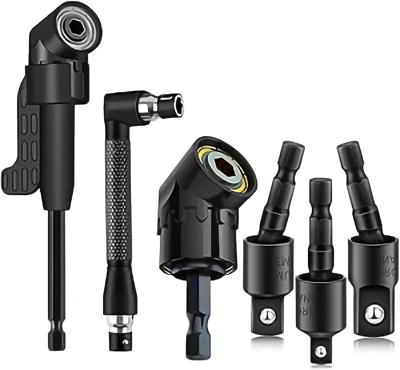 6PCS Flexible Shaft Set, Screwdriver, Bend Tool, Universal Drill Bit Adapter Set