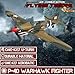 LEAMBE RC Plane 4 Channel Remote Control Airplane - Ready to Fly P-40 Warhawk RC Airplane for Beginners Adult with Xpilot Stabilization System & One Key Aerobatic