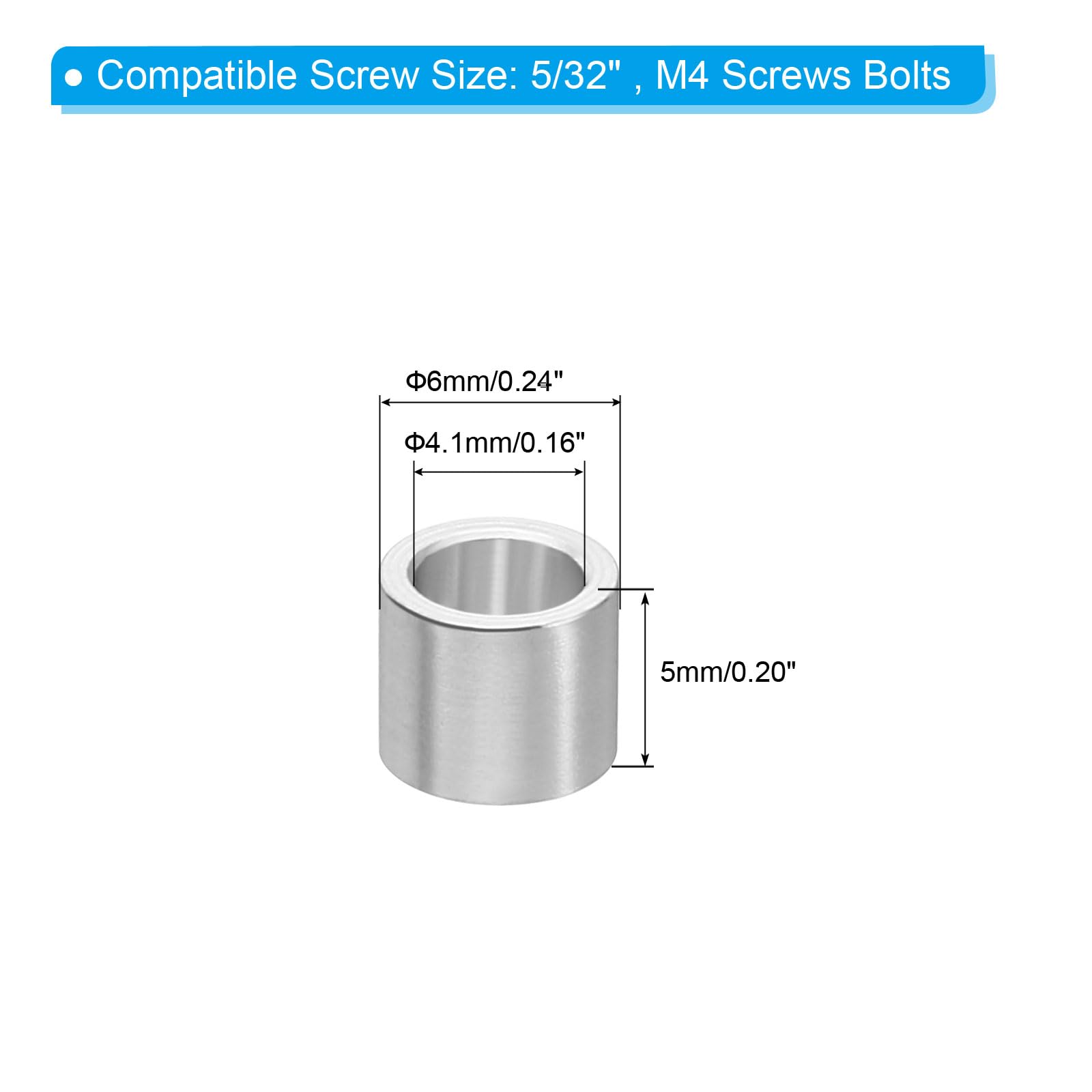 PATIKIL M4 Aluminum Spacers - Image 2