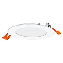 OSRAM Downlight Slim 120mm, luce da incasso a LED, 8W, bianco freddo 6500K, 550 lumen, design piatto, IP20, facile installazione per soggiorni e cucine