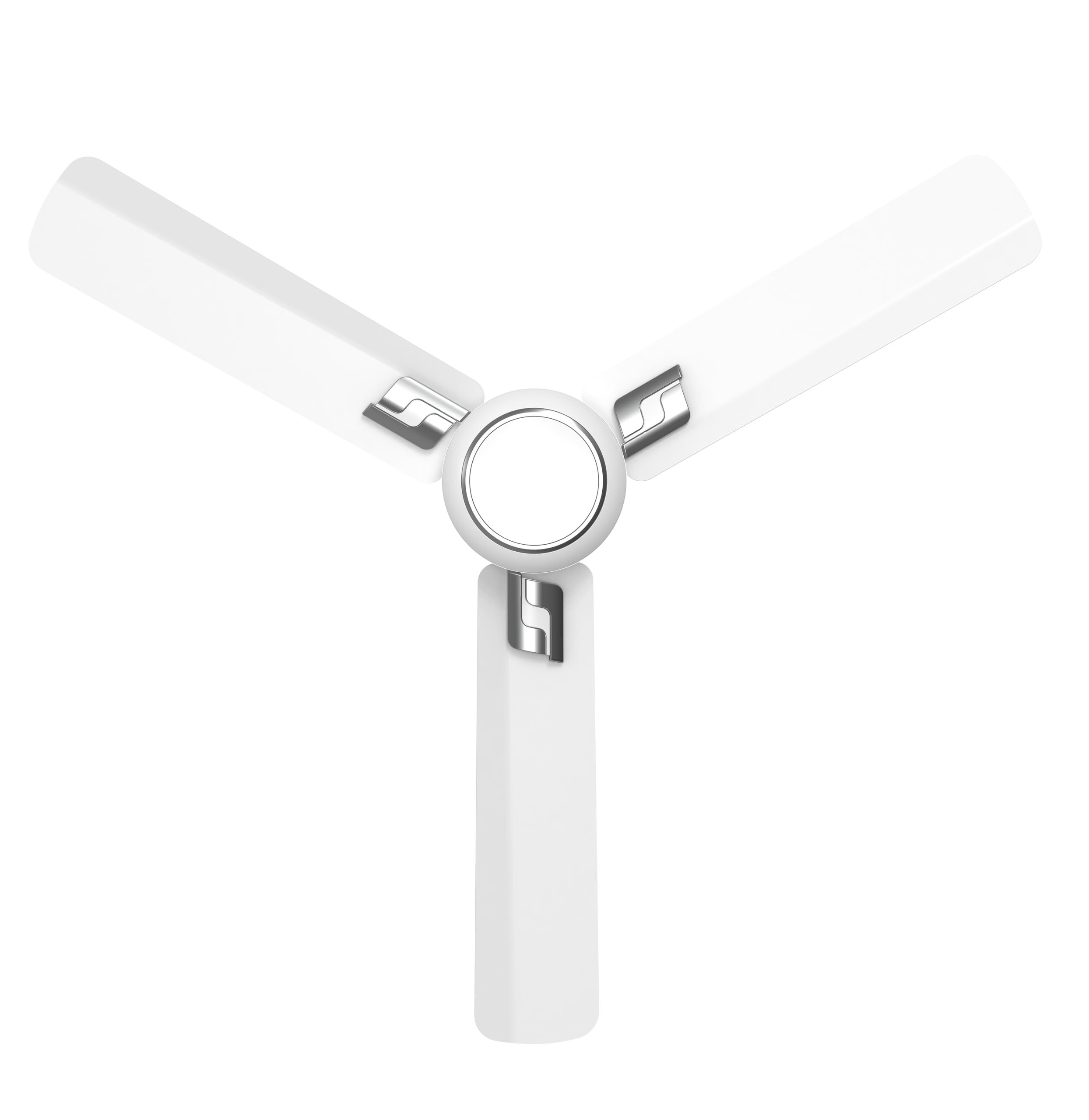Sujata Kinetica BLDC Ceiling Fan 1200mm | 3 Years Warranty | Ceiling Fan for Living Room & Bedroom, Remote Fans Ceiling Fans 5 Star BEE Rating, Powerful Airflow, Savings Upto 60% (White Chrome)