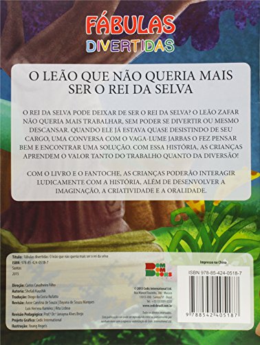 Fábulas Divertidas com Fantoche Leão