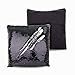 Paillette Taies Magique Réversible D'oreiller Case Sofa Chambre Bureau DéCor Couleurs Double Canapé Housse de Coussin 40 x 40cm/16 x16in. (Noir)