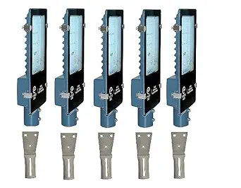 ViViD LED 100 Watt LED Street Light, 2 Years Warranty, Waterproof (Cool White, Pack of 5)