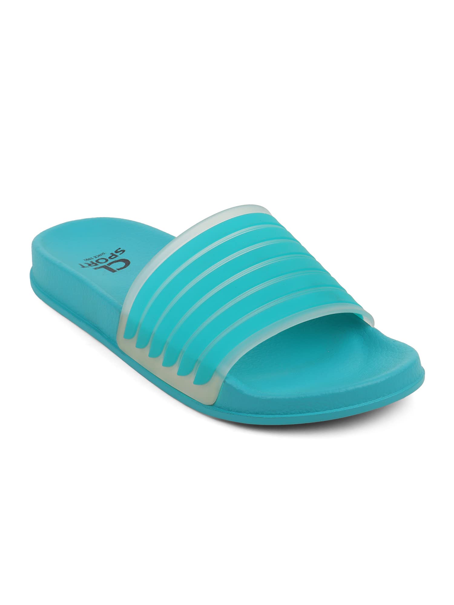 Carlton London Womens Aqua Slider (B0BYSRXSNC) Amazon Price History, Amazon Price Tracker
