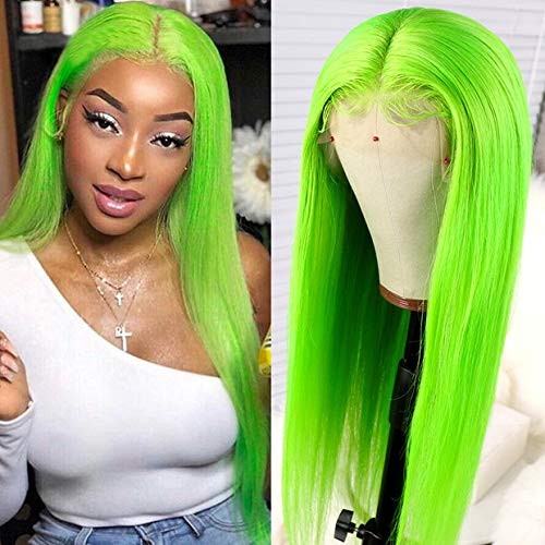 lime green lace frontal