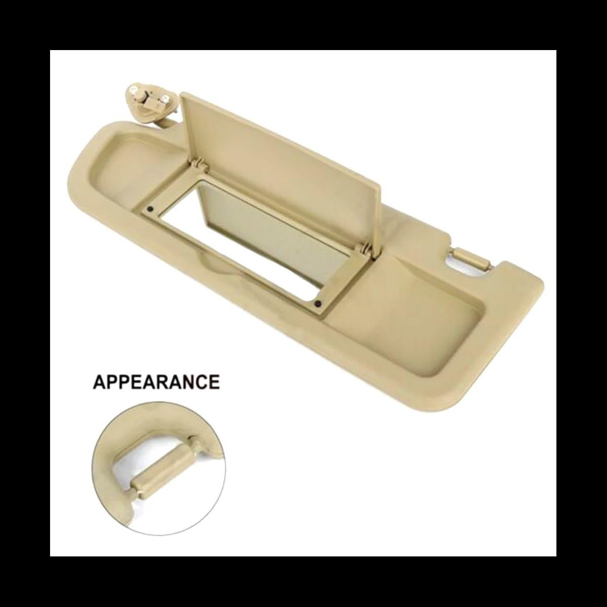 Alette Parasole Auto Per Civic 2006-2008 Beige 83280-SNA-01ZF Lato sinistro Nessuna luce Visiera parasole Scudo parasole Blocco ombra Aletta Pantina Parasole