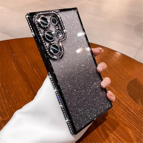 Coque Strass Samsung S22 Évite les Rayures avec Style Diamant Noir