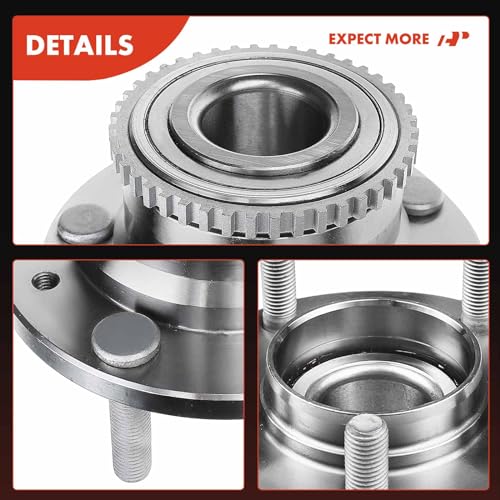 A-Premium Rear Wheel Bearing and Hub Assembly with ABS Ring & 5-Lug Compatible with Ford Fusion 2006-2012, Lincoln MKZ 2007-2012, Mazda 6 2003-2008, Mercury Milan 2006-2011 by A-premium - Image 8