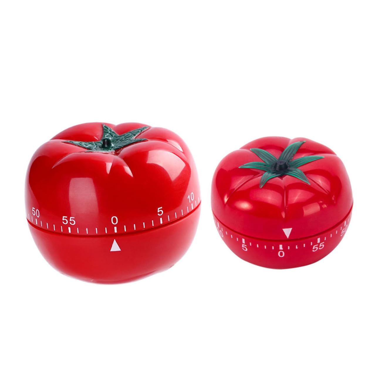 Manuelle Mechanische Zeitschaltuhr Tomatenform Rot 2 Stück Küche