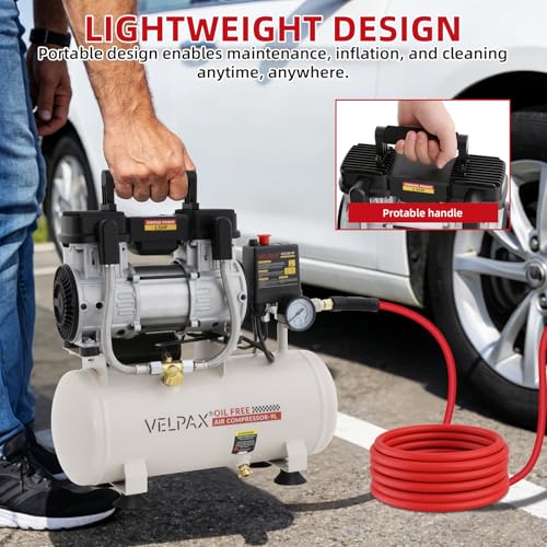 Ultra Quiet 2.4 Gallon Air Compressor