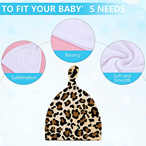 Sublimation White Blank Baby Knotted Beanie Hat and Gloves for Newborn (2)3