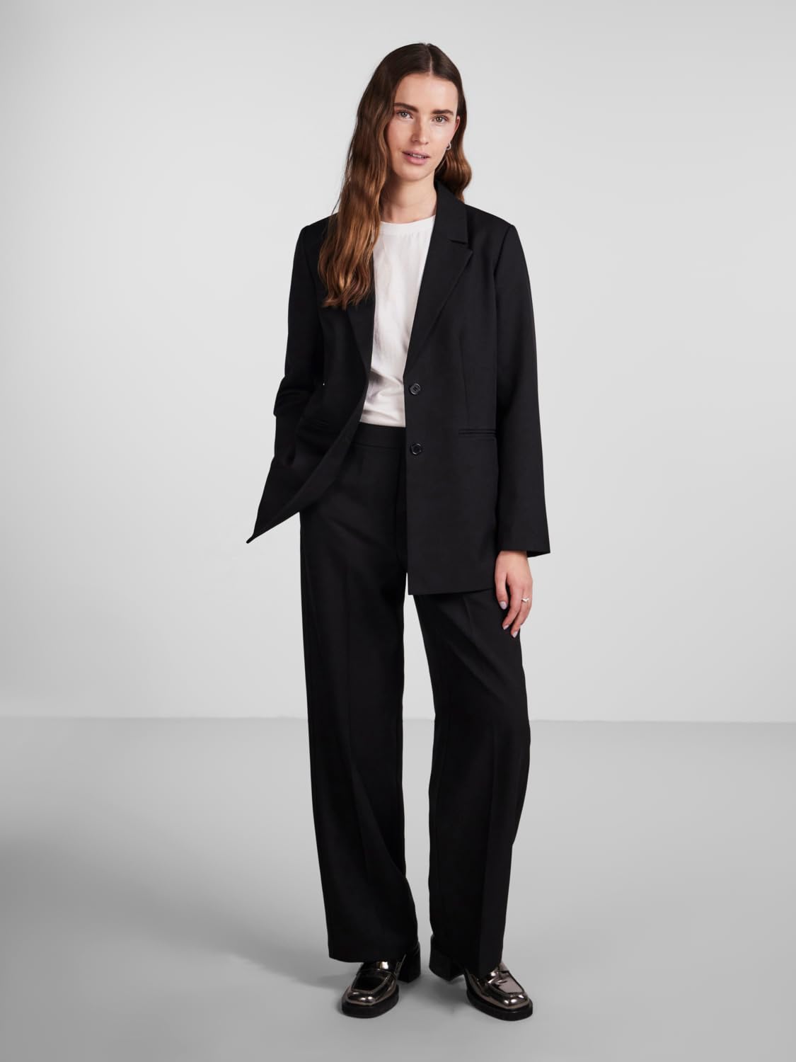 SELECTED HOMME Damen Pcneva Hw Wide Pants Noos