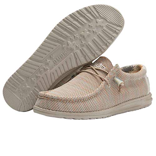 Image of HEYDUDE Men's Wally Sox | Retired Men's Shoes | Men's Lace Up Loafers | Comfortable & Light-Weight