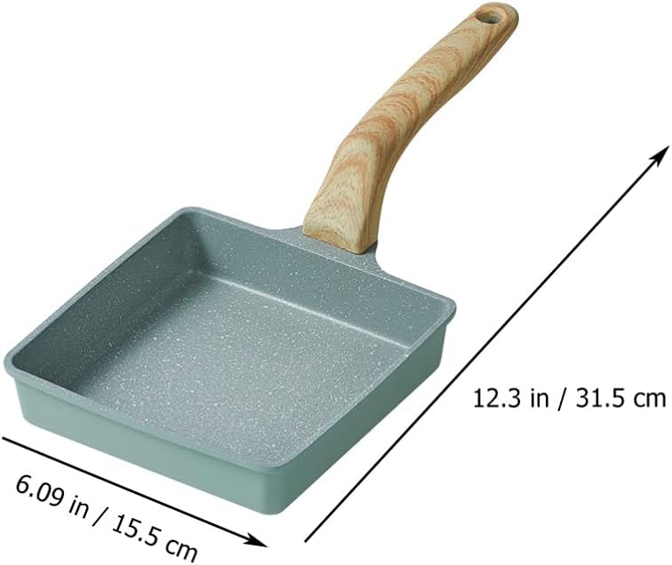 Japanese Omelette Pan Tamagoyaki Egg Pan Retangular Frying Pan Skillet Medical Stone Breakfast Pan Egg Cooker Pan Omelet Cooker Griddle Wok