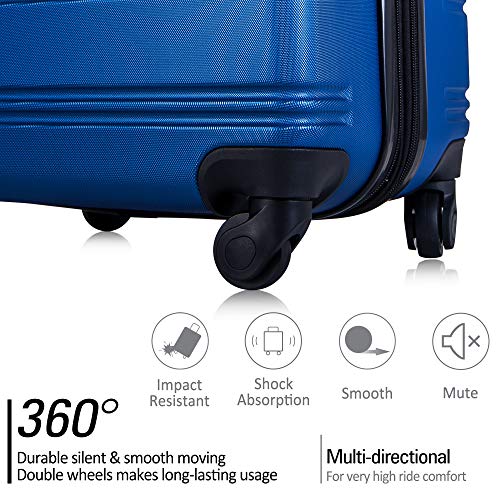 Hardside Spinner Suitcase Set with TSA Lock - 3 Piece Luggage Set 20 24 28 Available4