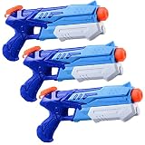 HITOP 3 Pack Water Guns for Kids Squirt Water Blaster Guns Toy Summer Swimming Pool Beach Sand Outdo