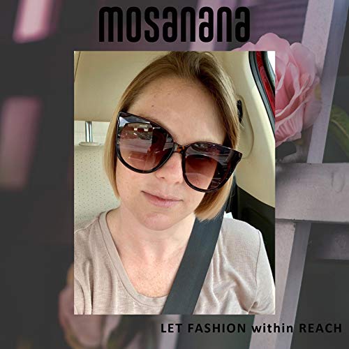 mosanana Fashion Cat Eye Sunglasses for Women Oversized Style MS518024
