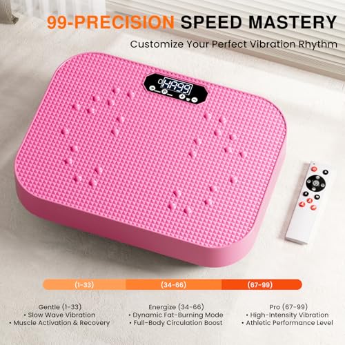Image of Pallet of SEDOZIK Vibration Plate Exercise Machine, 2026 Upgraded Whole Body Vibrating Platform for Lymphatic Drainage, Muscle Toning, Home Fitness Shaker Board with 120 Speeds, 450lb Capacity, Pink