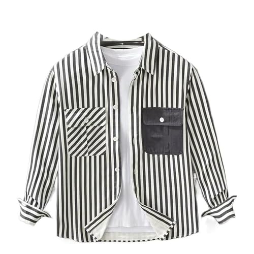 Chemise rayée homme légère pour éviter de transpirer durant la mi-saison
