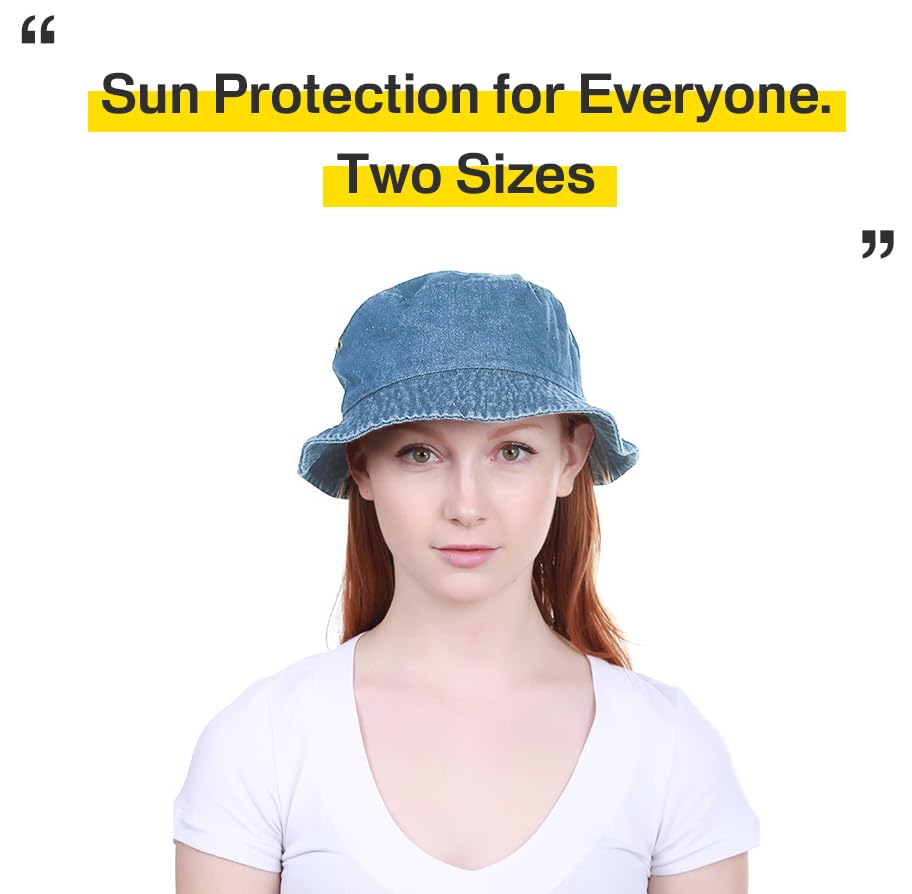Image of KBETHOS 100% Cotton Washed Bucket Hat
