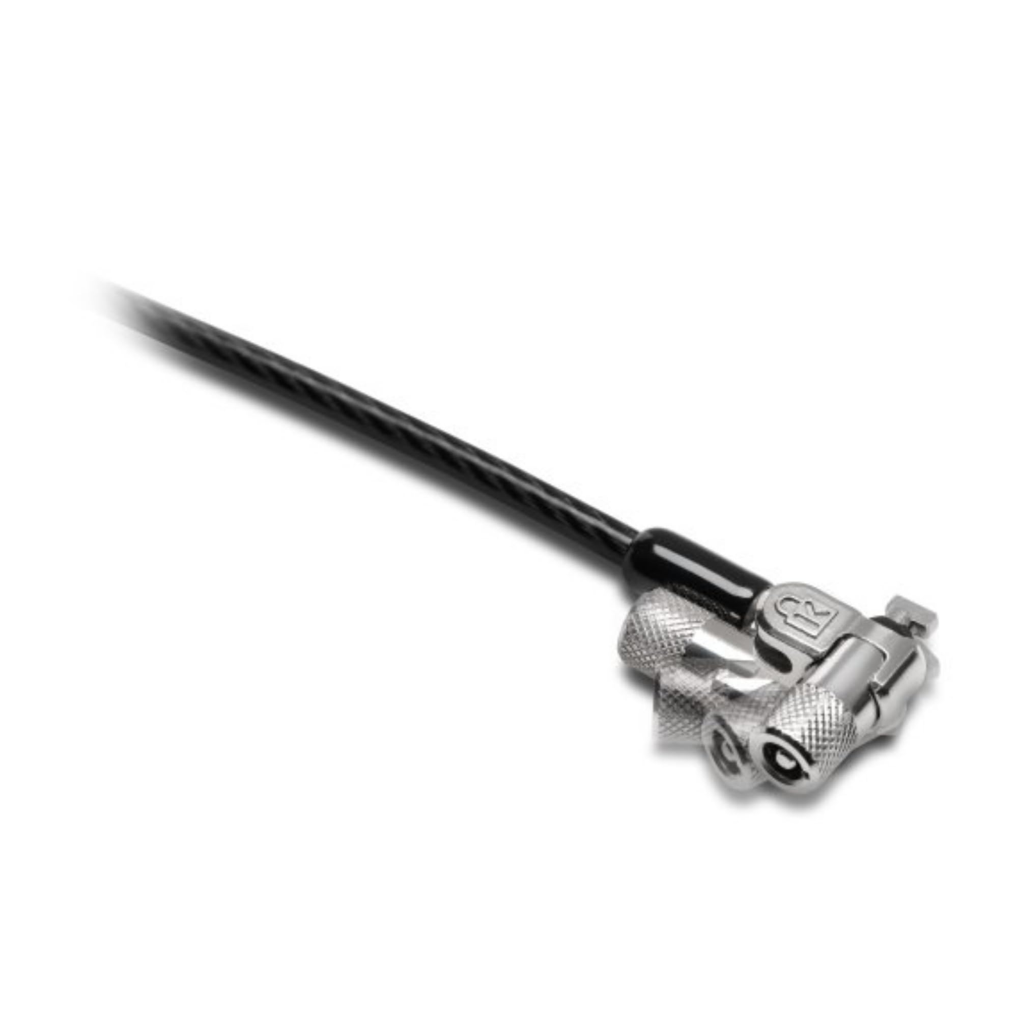Kensington MicroSaver 2.0 - Cable antirrobo (Negro, Metálico, Llave, Portátil, Barra en T, Carbono, Acero, 1 cm)