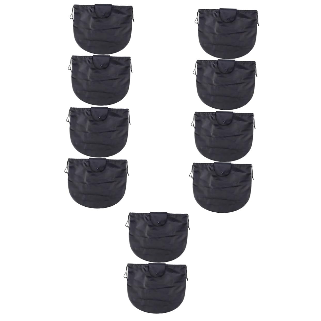 Zerodeko 5sets Drawstring Bags for Skiing Storage Pouch for Half Face Helmets Lightweight Breathable Construction 2pcs*5