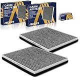 AISIN AFTERMARKET CBFS-00026 Pack of 2 Cabin Air Filter with Activated Carbon - Compatible with