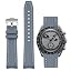 Dark gray white lines(silver buckle)