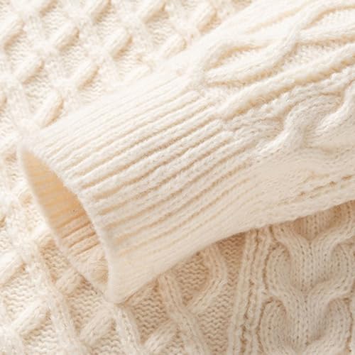 Men's Cable Twisted Knit Pullover Sweater Crew Neck Twisted Sweater for Men Male Crewneck Knitted Sweaters3