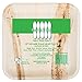 Perfectware Palm Plate 10-25 10" Palm Leaf Disposable Plates, 10" Length, 10" Width, 3.5" Height (Pack of 25)