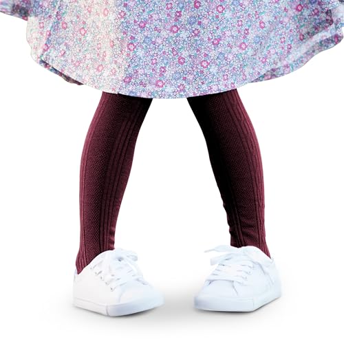 PICCOLO HOSIERY Girls Toddler Cable Knit Winter Tights, School Uniform – Warm & Cozy for Cold Weather