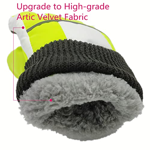 Dailyologi Kids Winter Gloves Waterproof, Insulated Kids Snow Gloves For Boys & Girls, Toddler Mittens Ski Gloves Warm For Cold Weather #TOP3