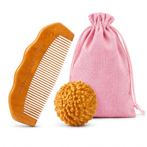 Birth Comb & Acupressure Massage Ball Set Labor and Delivery Essentials