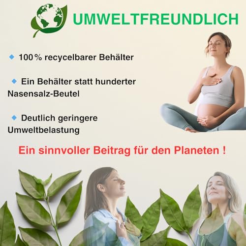 Nasenspülsalz 750g, 100% Natürlich, Pharmazeutische Qualität, Hergestellt in FRANKREICH - 277 Nasenspülungen (XXL-Box) - Kind Erwachsener - Wellnessprodukt