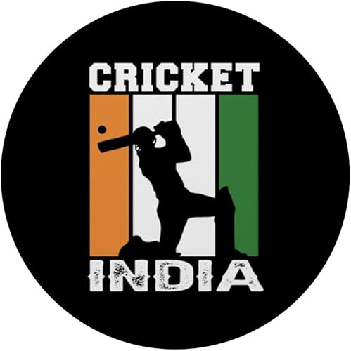 Miniatura 3 de Equipo india cricket jersey bandera india mujeres hombres Fan cricket PopSockets estándar PopGrip
