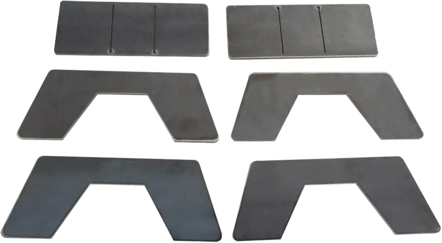 LABLT Universal Mini Rear Frame C Notch Kit Weld-on Square Under Bed Notch 6 Pieces Replacement for Minitrucks Sport Dropped Trucks