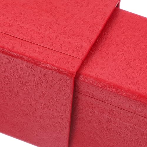 Image of EXCEART 2pcs Red Poster Tube Extendable from 9 inch to 15 inch Artwork Storage Tube for Documents Photos Posters and Art Adjustable Storage for Home