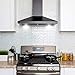 AKDY 30 in. Convertible Kitchen Wall Mount Range Hood with Carbon Filters in Black Painted Stainless Steel