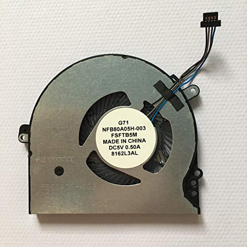 Up To 40% OFF HK-Part Replacement Fan for HP Pavilion 15-CC 15-CC700 15T-CC000 15-CC708TX 15-CC715TX TPN-Q191 14-BK 15-CK CPU Cooling Fan 927918-001 NFB80A05H-003 FSFTB5M