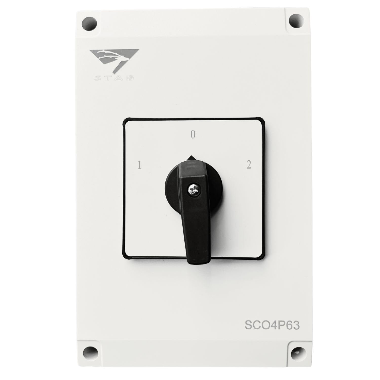 Coffret Inverseur De Source Manuel 63a Monophasé Ou Triphasé Pour Groupe électrogène - Avec Position 0