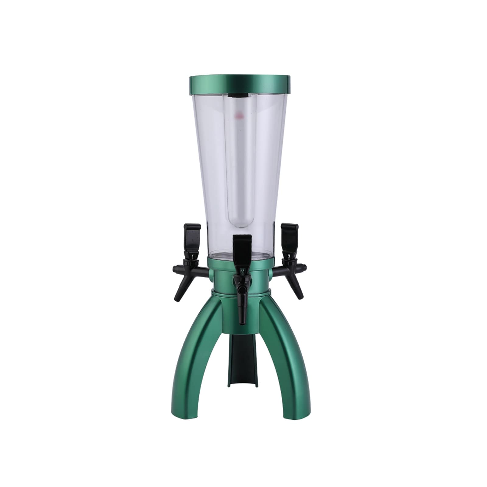 Dispensador de cerveza Dispensador de torre de cerveza de 3L con carámbanos y luces Dispensador de bebidas con grifos Dispensador de cerveza para fiesta/bar/hogar/Dispensador de bebidas al aire libr
