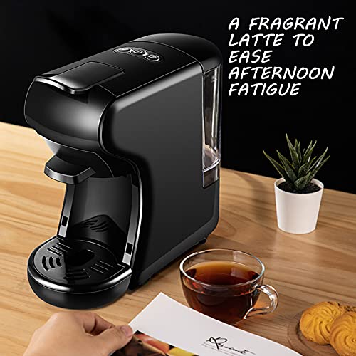 Image of FATHOM 3-in-1 Espresso Machine for Ground Coffee | Pods & Capsules |19 Bar Pressure | Fast Heat | One Touch Control | 1450W