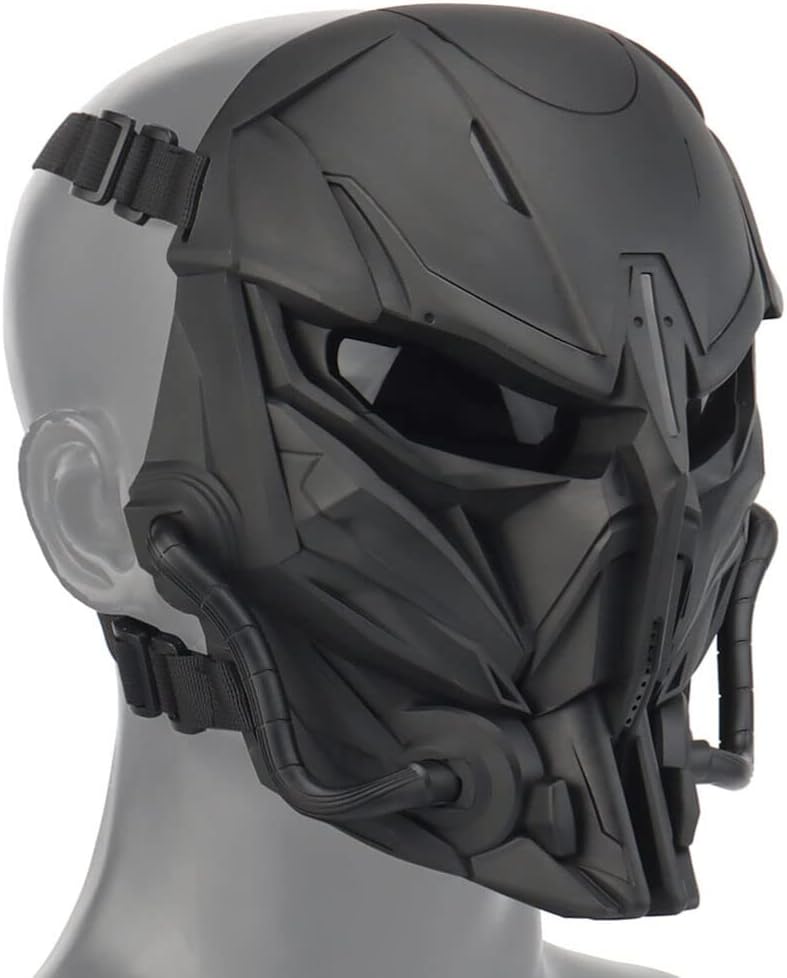 Steampunk Masks Gothic Costume Masks Master Alien Full Face Cover for Halloween Costume Props - Image 3