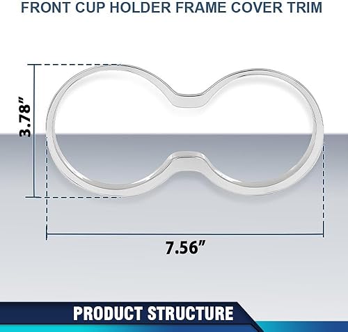 Vista 25 de PIT66 Funda para portavasos compatible con Ford Mustang 2015-2022