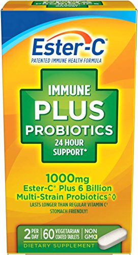 Ester-C Immune Plus Probiotics, 60 Coated Tablets Ester-C Immune Plus Probiotics, 60 Coated Tablets