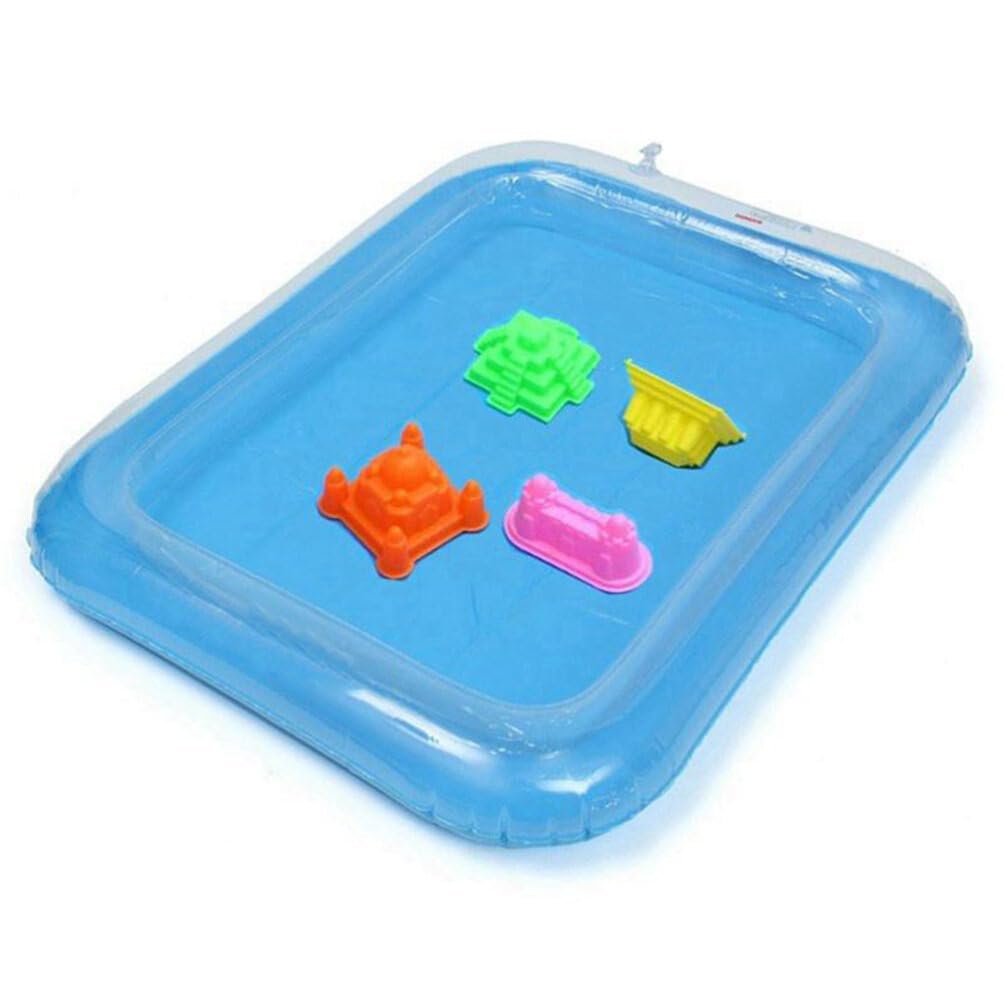 FAVOMOTO Sandbox Play Sand Tray Kid Toys Inflatables Inflatable Sand Container Sand Inflatable Sand Boxes Inflatable Sand Tray Sand Table for Child Portable Sandcastle