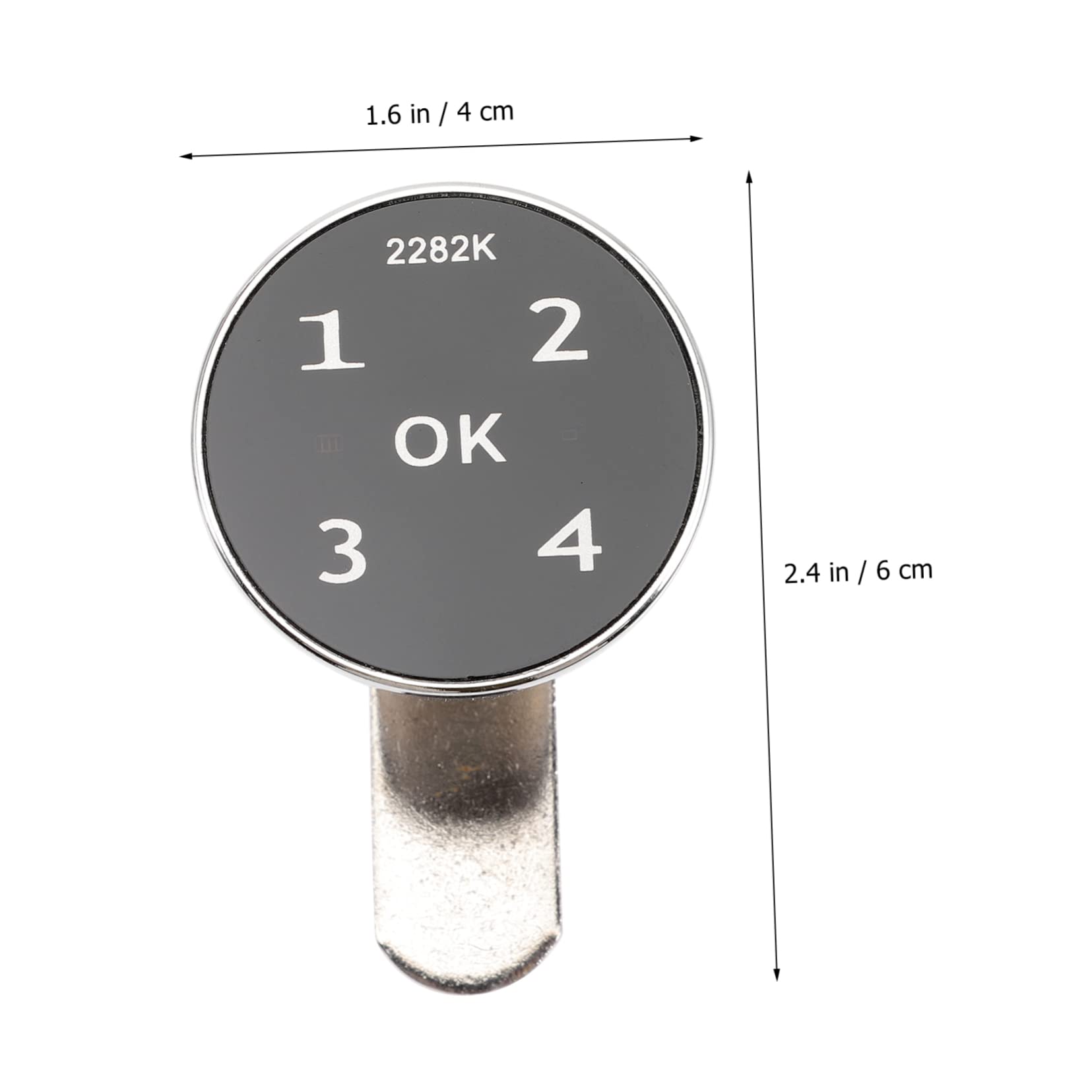 DOITOOL 2pièces Serrure Électronique à Écran Tactile Pour Armoires Serrure Digitale Résistante Aux Rayures Sécurisée Et Pour Portes De Placard