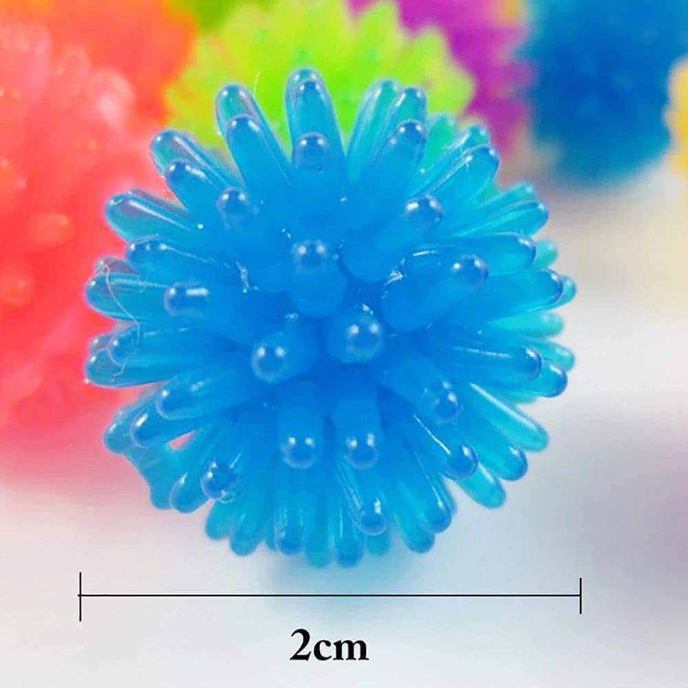 10Pcs Cute Funny Cat Arbutus Ball Stretch Plush Ball Cats Balls Creative Colorful Interactive Cat Soft Spiky Cats Chew