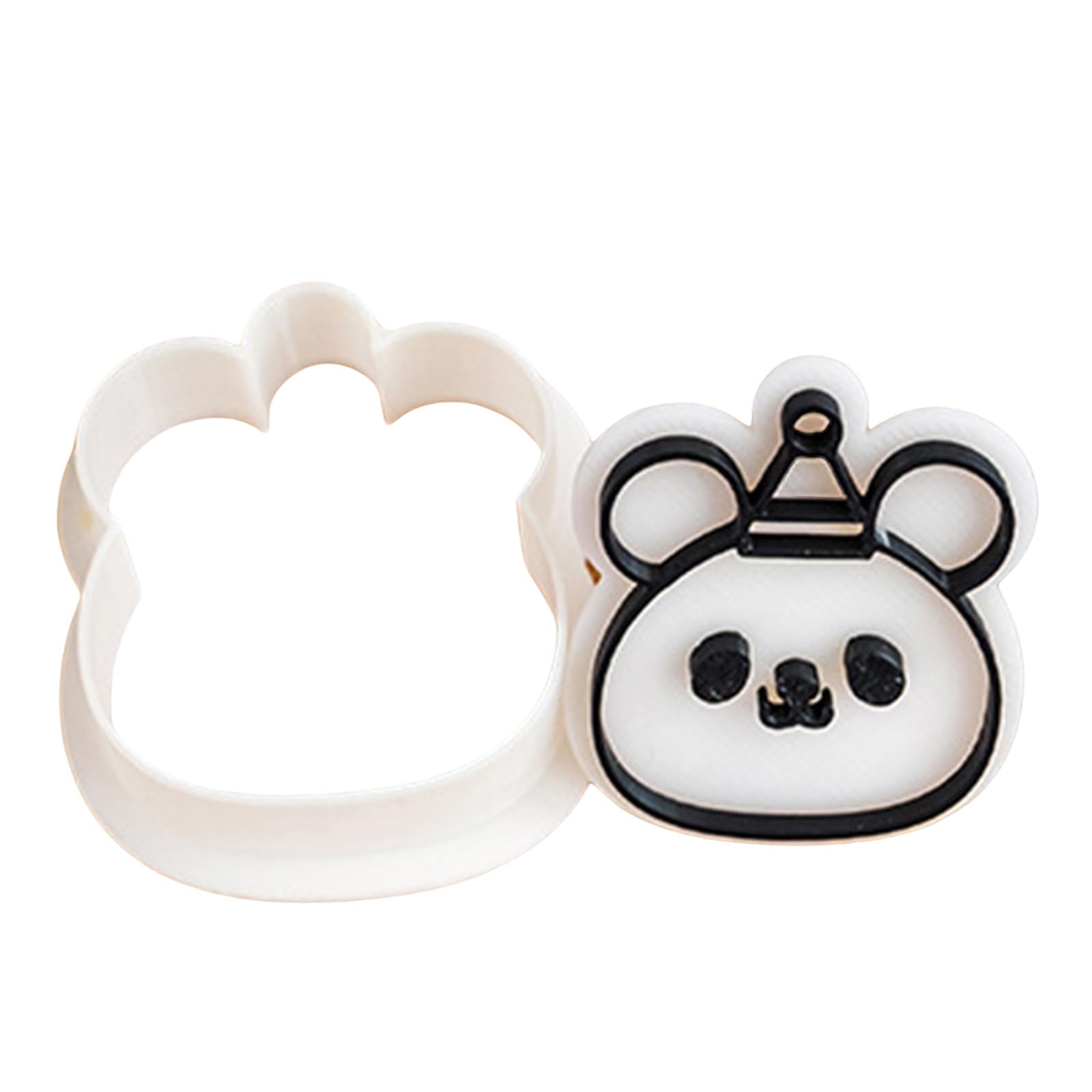 Xinsheinelry 1 Set Small Dough Molds Small Cookie Molds Biscuit Cutter Christmas Pastries Texture for Family Baking Fun Family Gathering Cookie